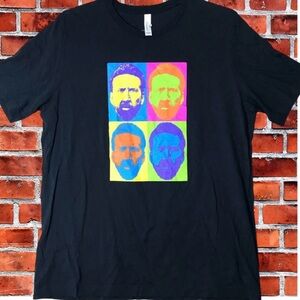 Nicolas Cage: Promo Tee -Rare-Massive Talent Movie LIMITED Edition size: XL